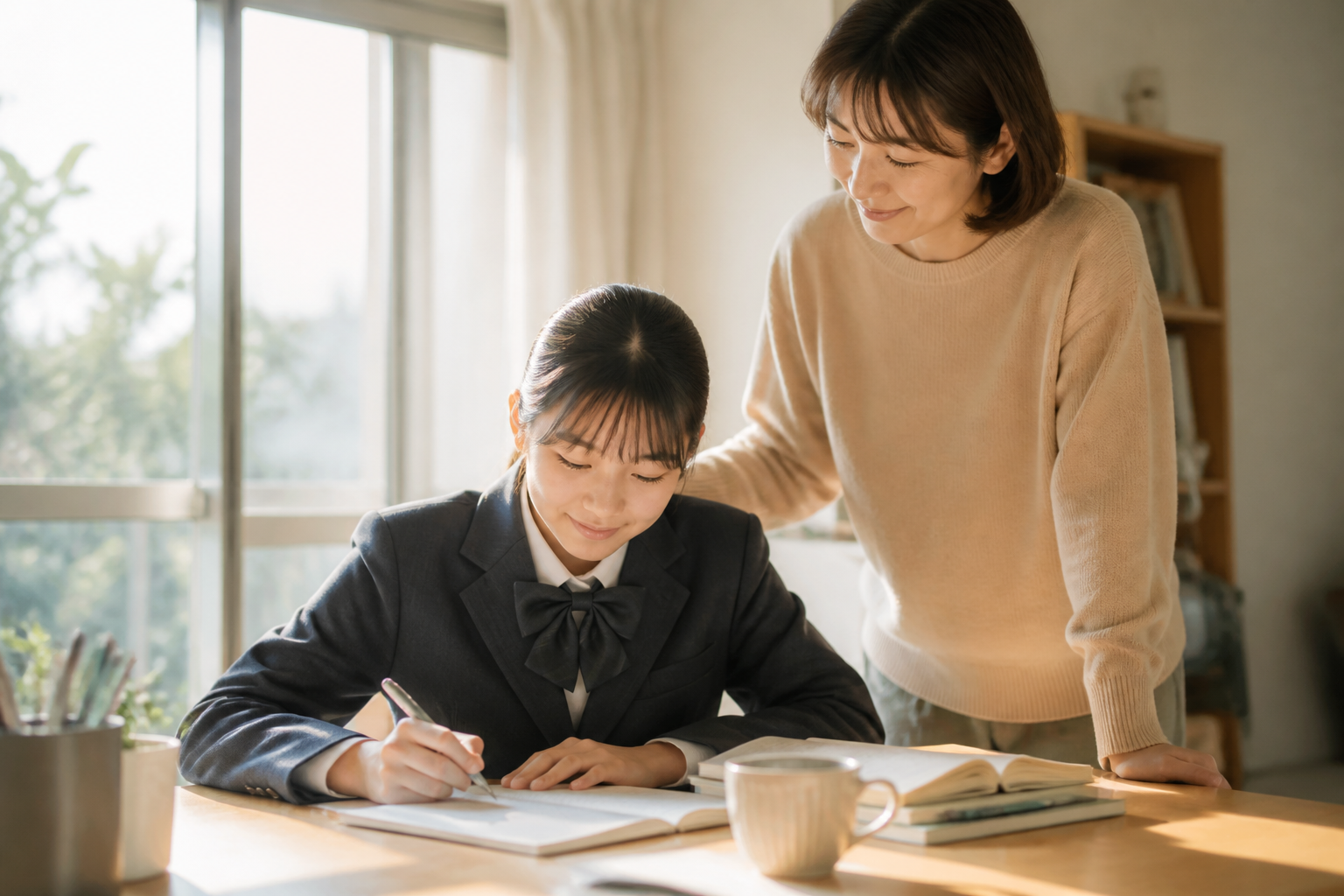 子供の強みを一緒に確認する