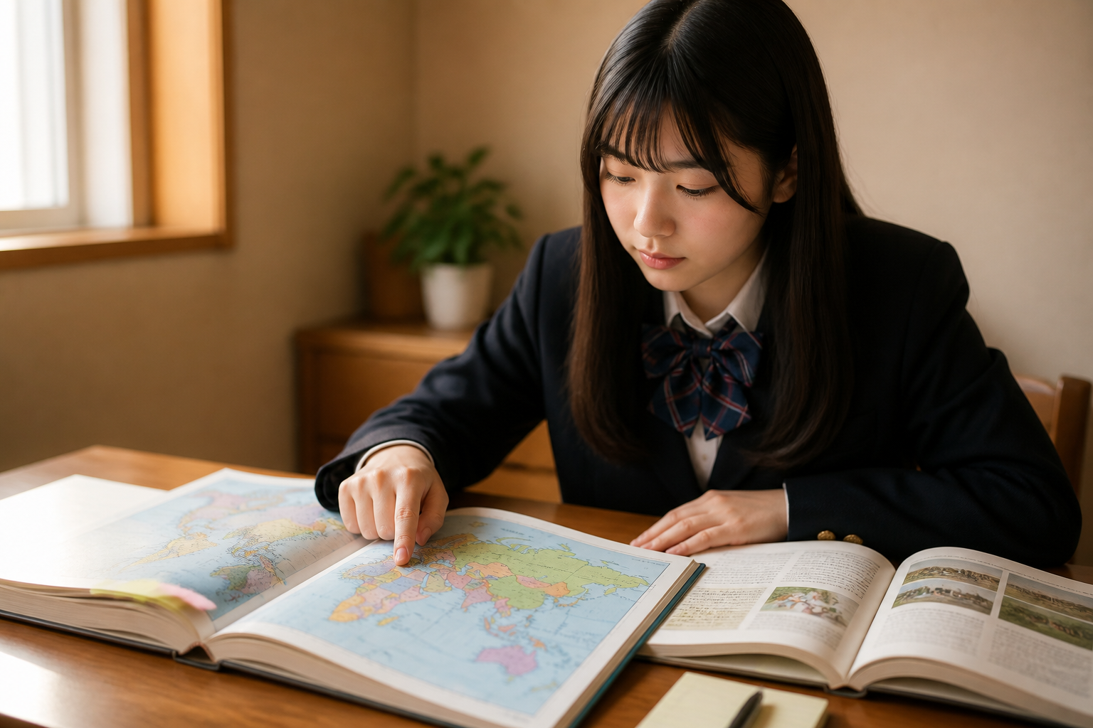 STEP1:地図帳を開きながら通史を1周する