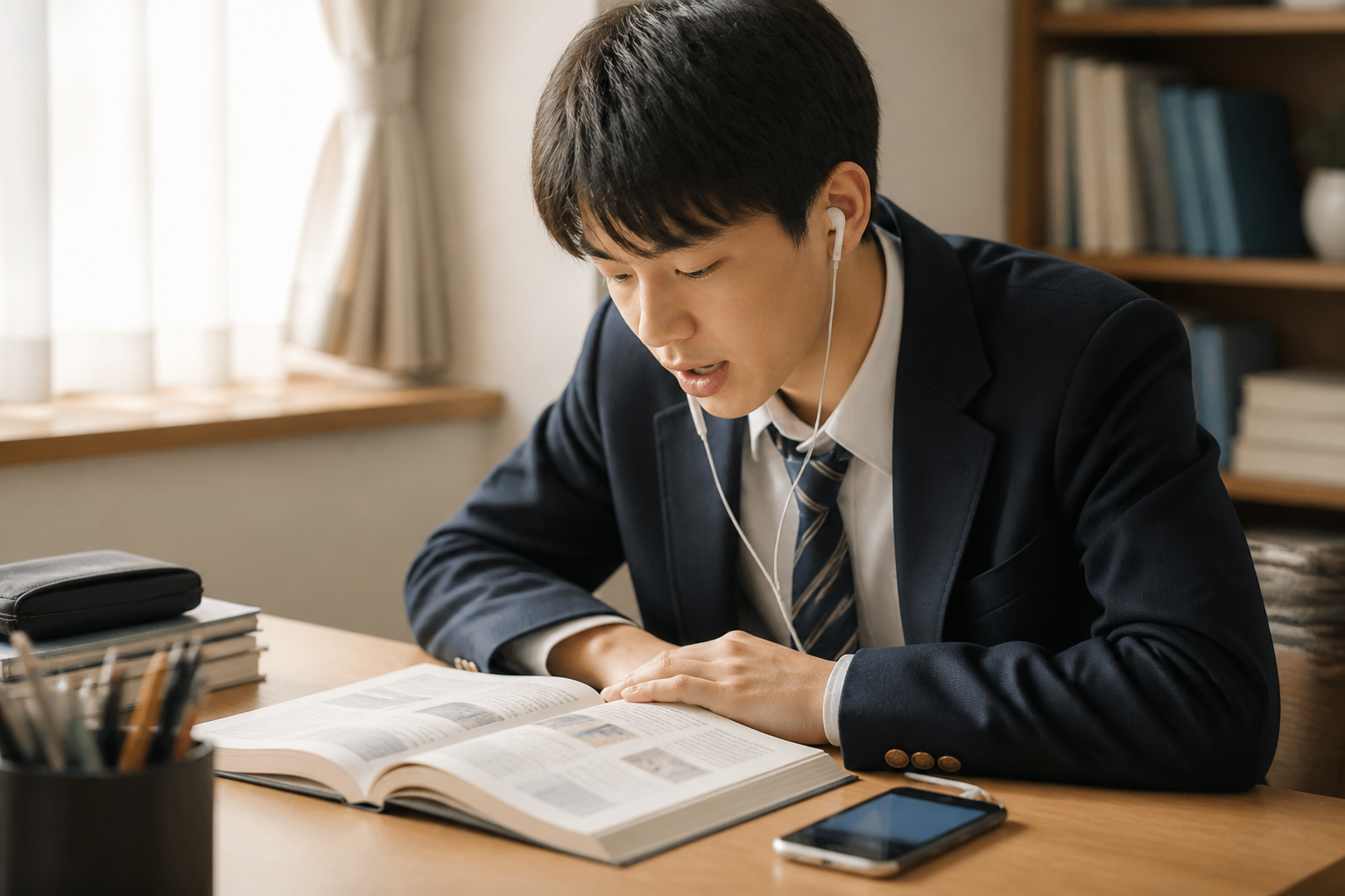 軸1:音読サイクルで「見て訳す」から「聞いて意味が浮かぶ」へ