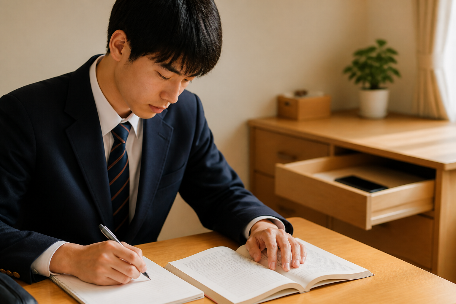 ルール1：勉強場所からスマホを物理的に離す