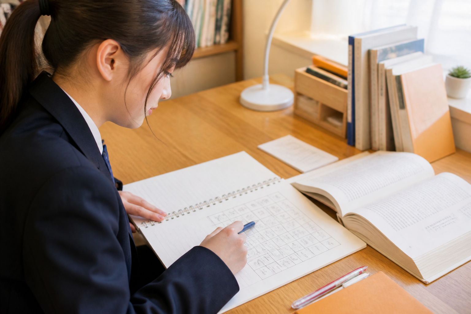 2ヶ月目：助動詞は「意味・接続・活用」を表で握る