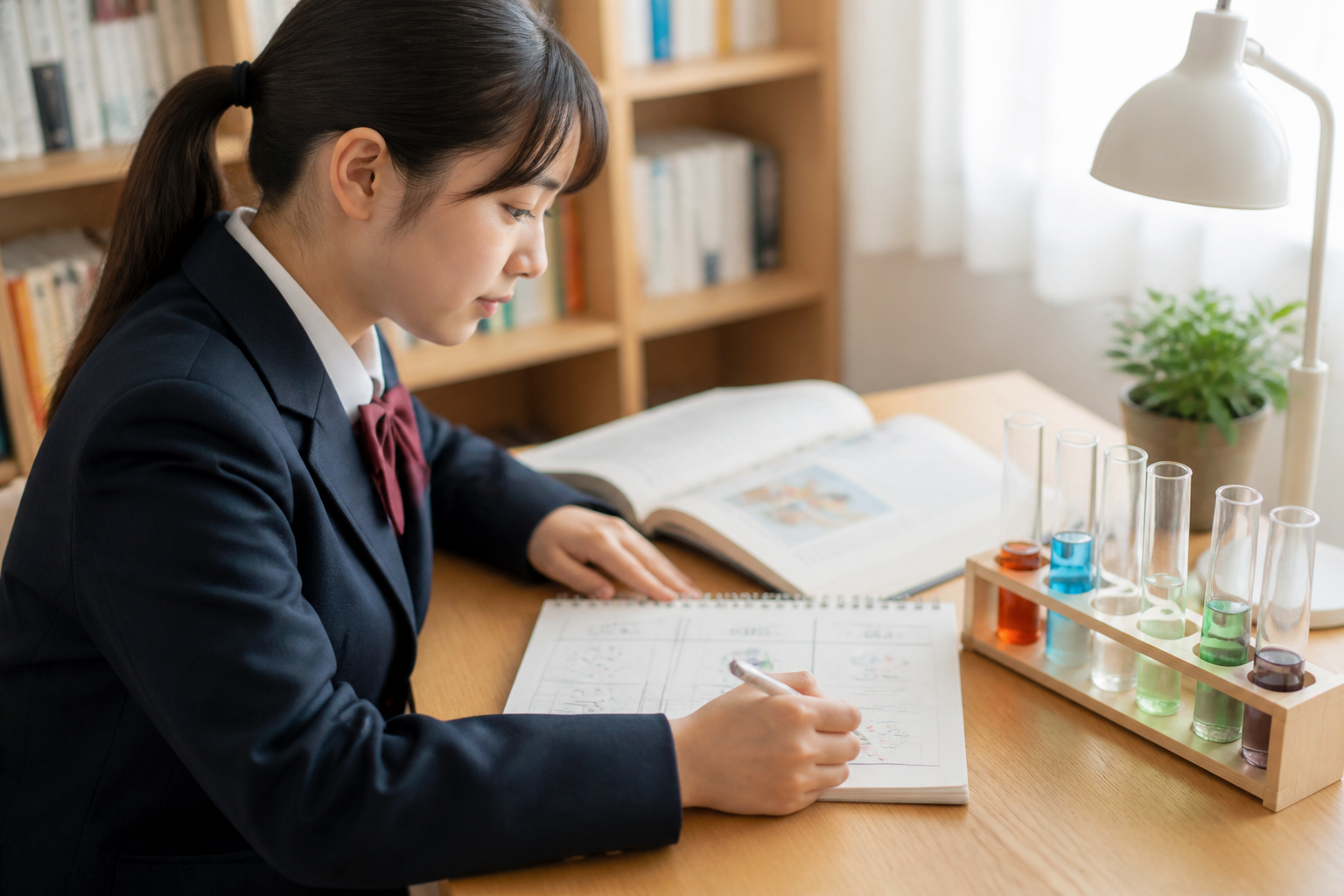 ステップ2：無機化学は「色・沈殿・気体」の3つの軸で表に整理する