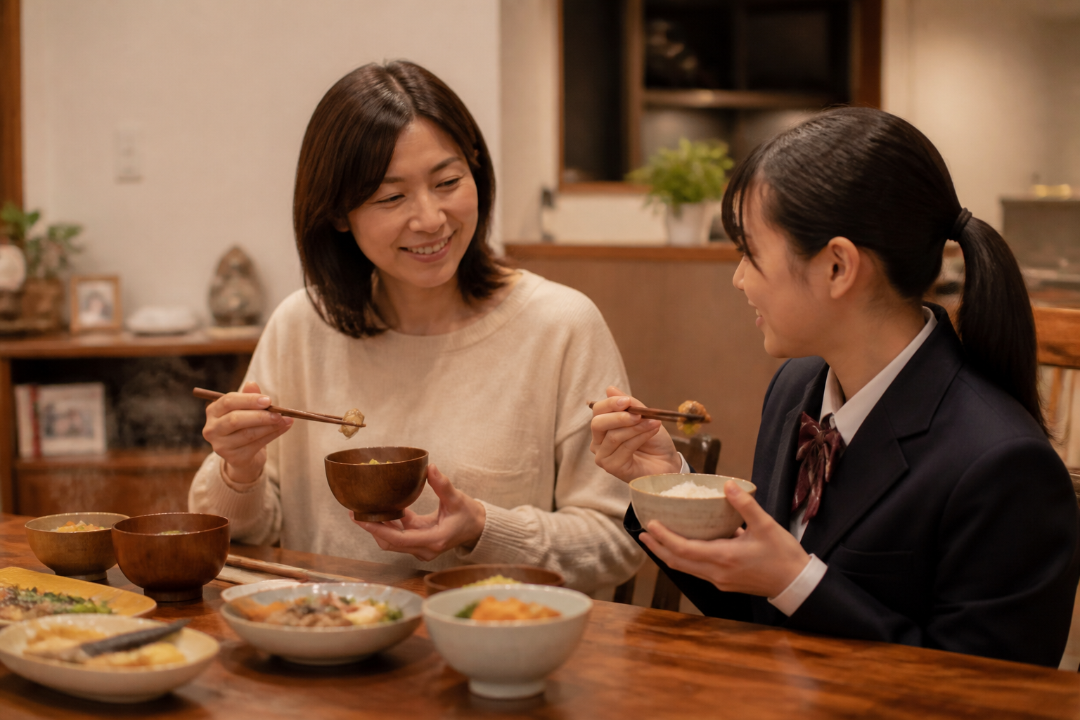 食卓は、栄養だけでなく「ほっとできる時間」