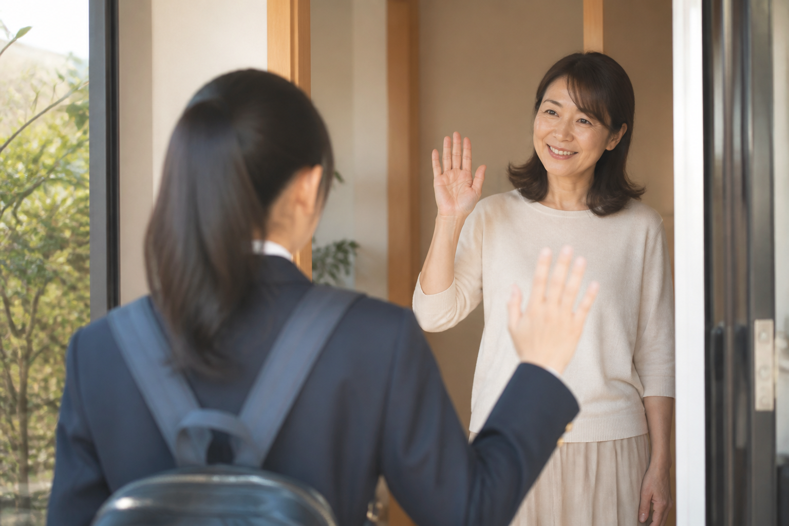 会話の締めくくりに、つい言ってしまうとき