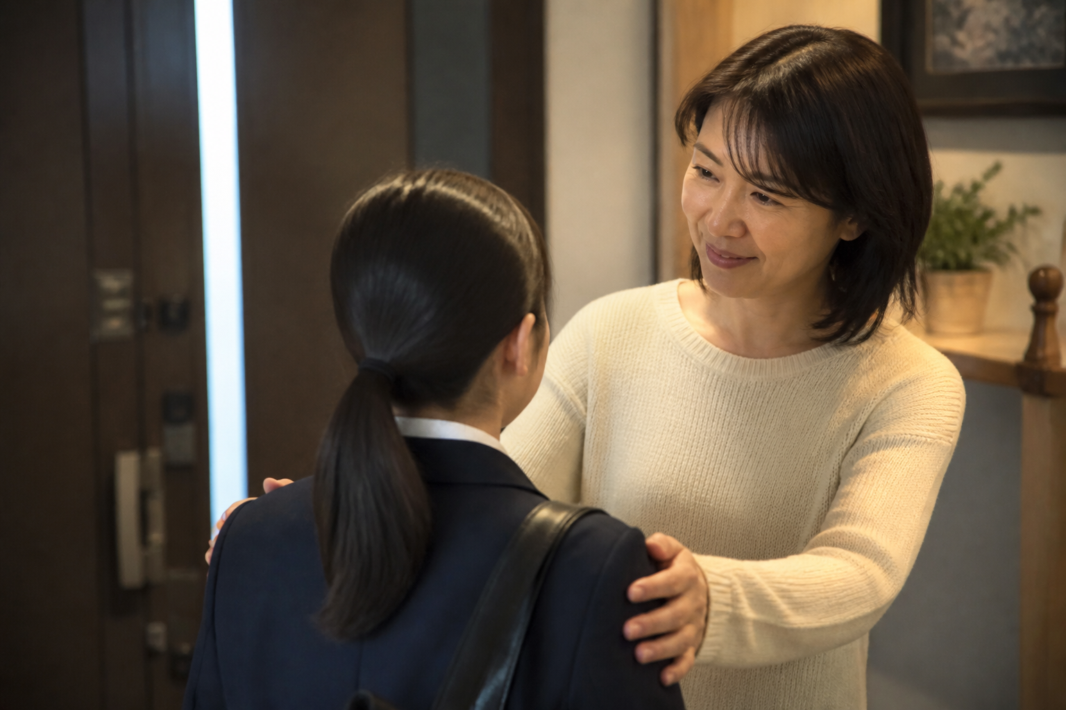 親の表情は、子供にとっての「もう一つの判定」